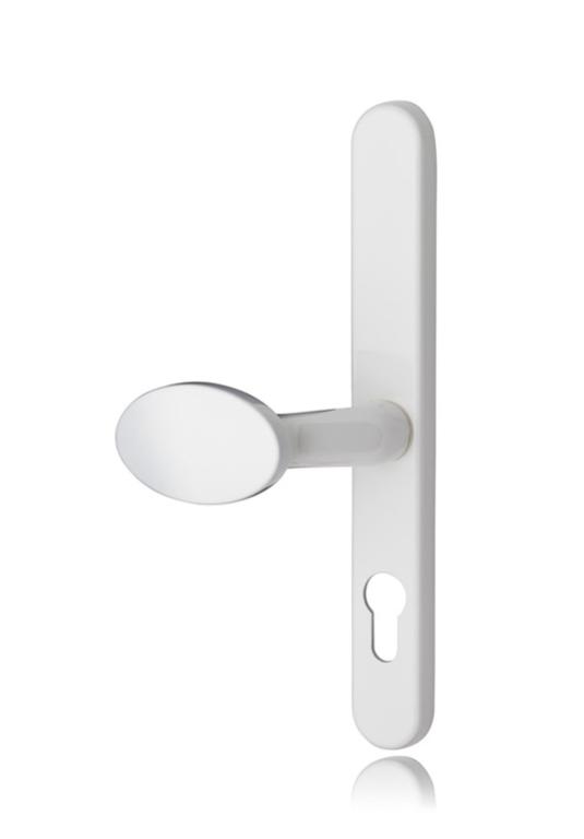 Standard White Lever Pad Door Handle